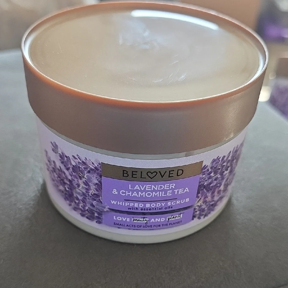 Retired Scent, Lavender & Chamomile Tea Whipped Body Scrub With Essential Oils